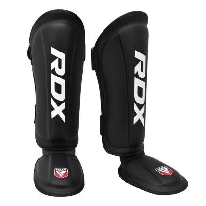 RDX T1 Protège-Tibias X Extra Large en Cuir Noir