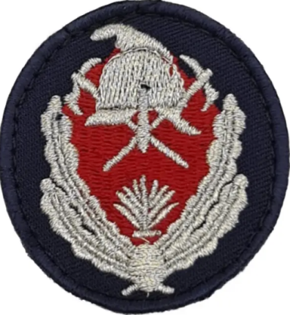 EMBLEMA DEI VIGILI DEL FUOCO PER L'ACCONCIATURA