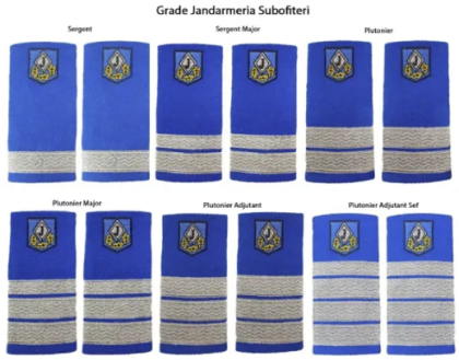 GRADE JANDARMERIA PLUTONIER MAJOR